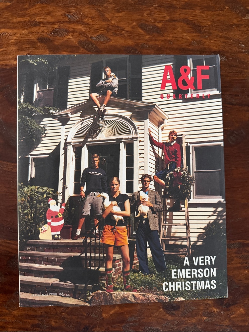 Abercrombie & Fitch 2000 CHRISTMAS A&F QUARTERLY Photos EMERSON FAMILY Risqué